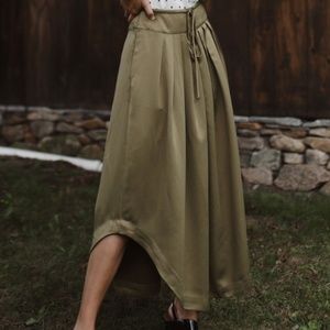 INSPR-D Olive  Skirt
